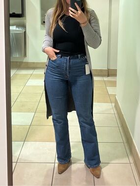 Levi's Medium Wash Ribcage Boot Jeans
